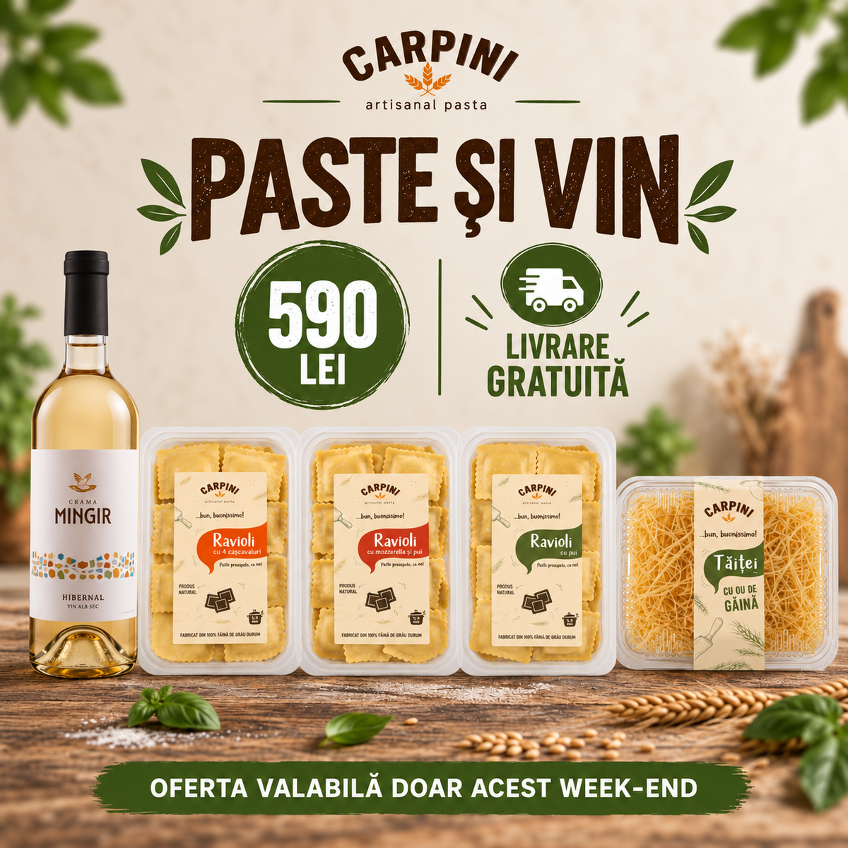 PASTE ȘI VIN