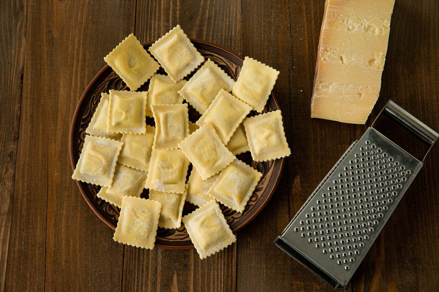 Ravioli cu ricotta și trufe