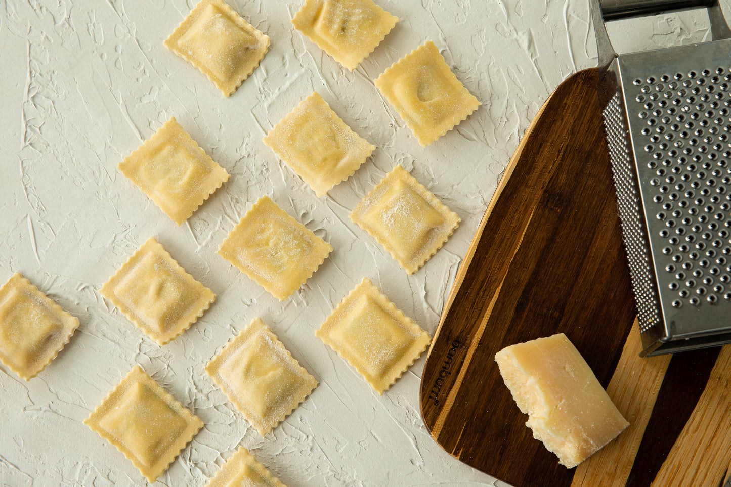 Ravioli cu ricotta și trufe